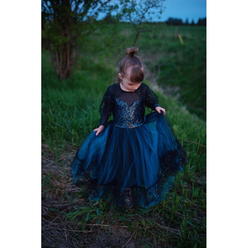Luna the Midnight Witch Dress & Headband, 5-6