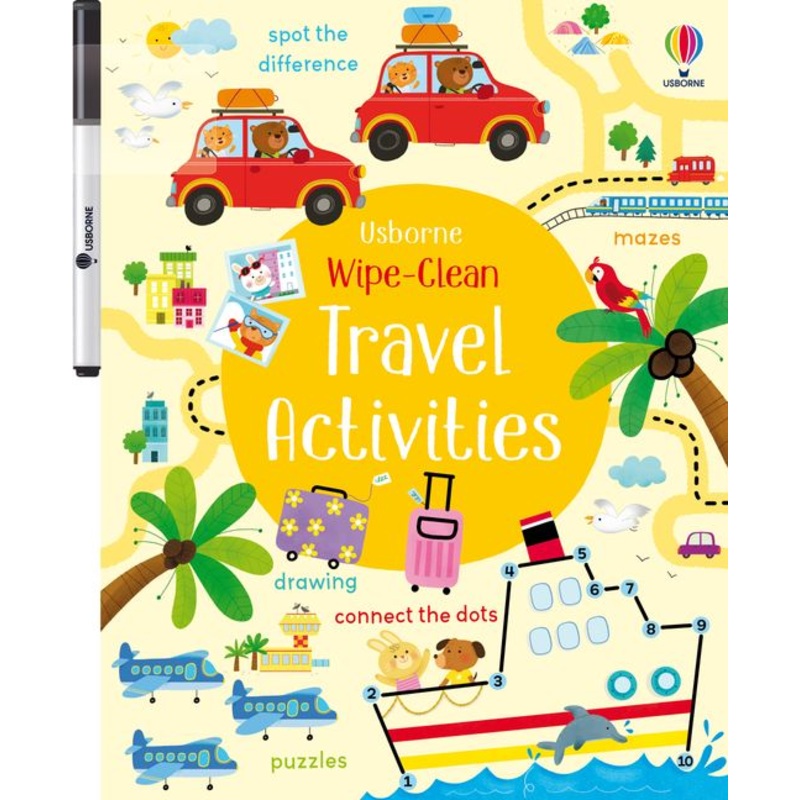 Wipe-clean Travel Activities