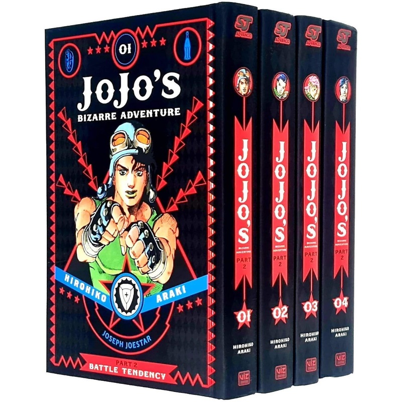 Jojo Bizarre Adventure Part 2 Battle Tendency 4 Books Collection Set – Battle Tendency Vol 1 Battl..