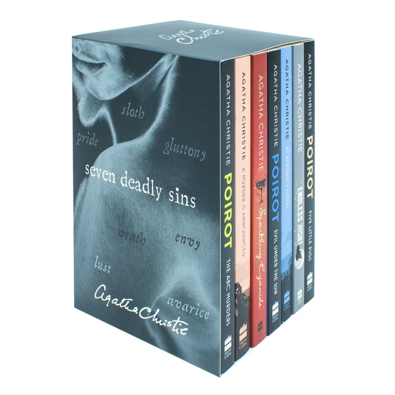 Agatha Christie Seven Deadly Sins Collection 7 Books Box Set (Five Little Pigs, Endless Night, At Betram’s Hotel & More)