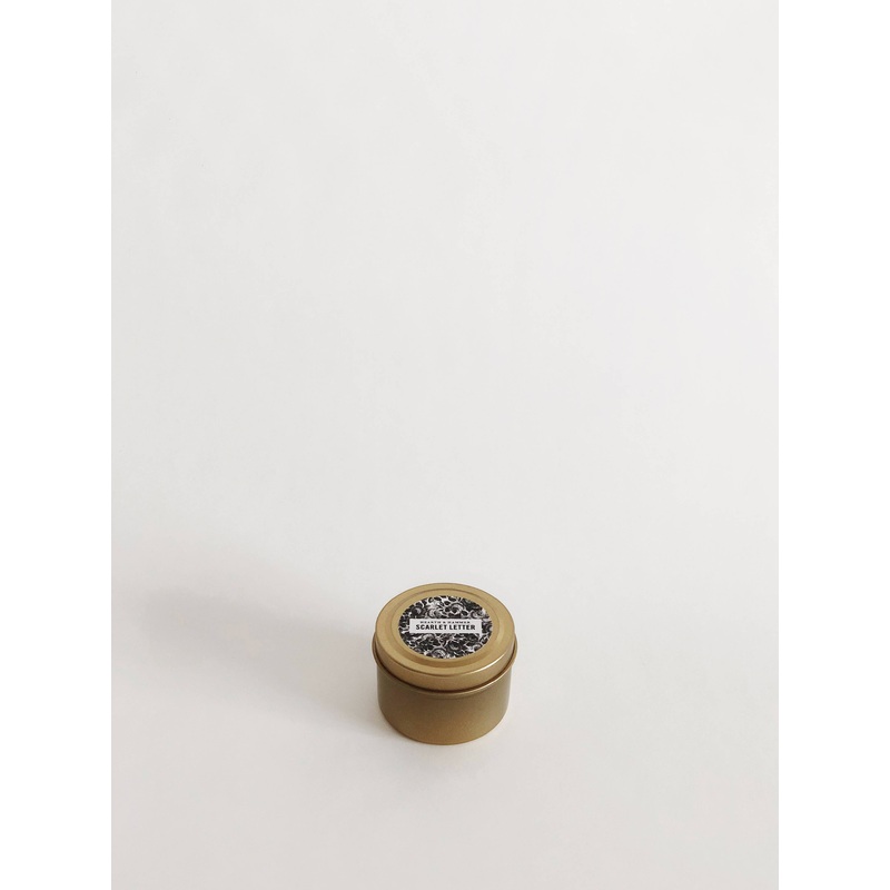 Hearth & Hammer – The Scarlet Letter Travel Tin Literary Candle 2oz