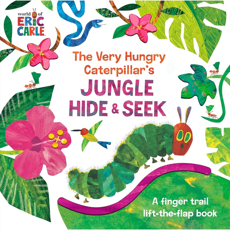 The Very Hungry Caterpillar’s Jungle Hide & Seek: A Finger Trail Lift-The-Flap Book Board Book