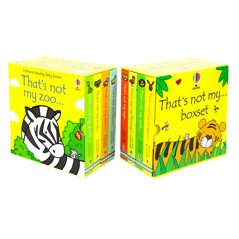Usborne Touchy-Feely “That’s Not My Zoo” 8 Book Set by Fiona Watt | Interactive Animal Books for Toddlers, Early Learning, Sensory Fun & Education