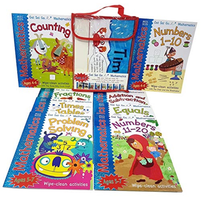 Get Set Go Mathematics By Miles Kelly 8 Books Set Collection