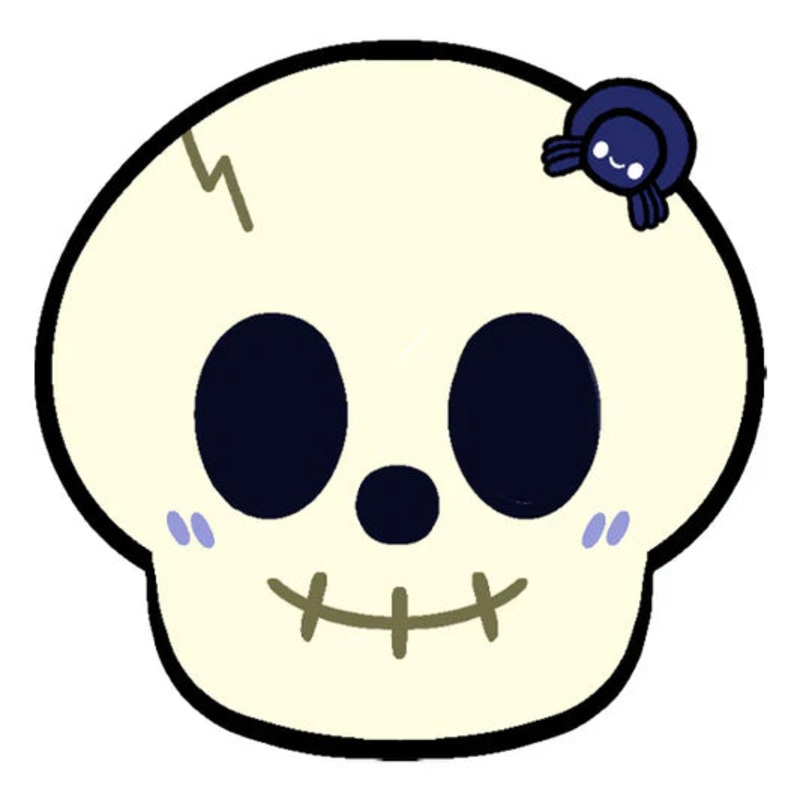 Snugglemi snackers Squishable Skull