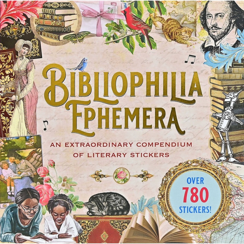 Peter Pauper Press – Bibliophilia Ephemera Sticker Book