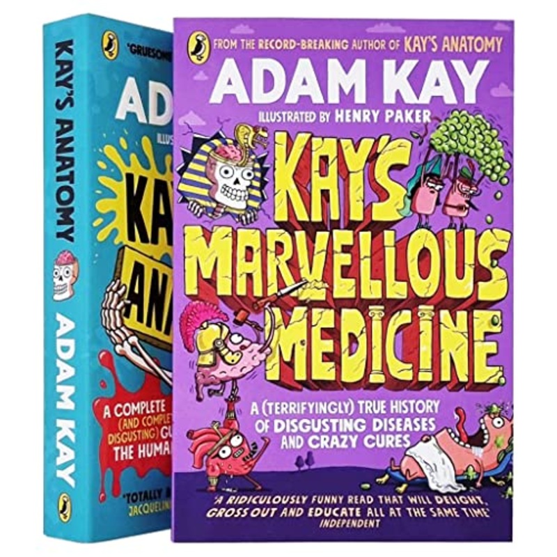 Adam Kay 2 Books Collection Set (Kay’s Anatomy, Kay’s Marvellous Medicine)