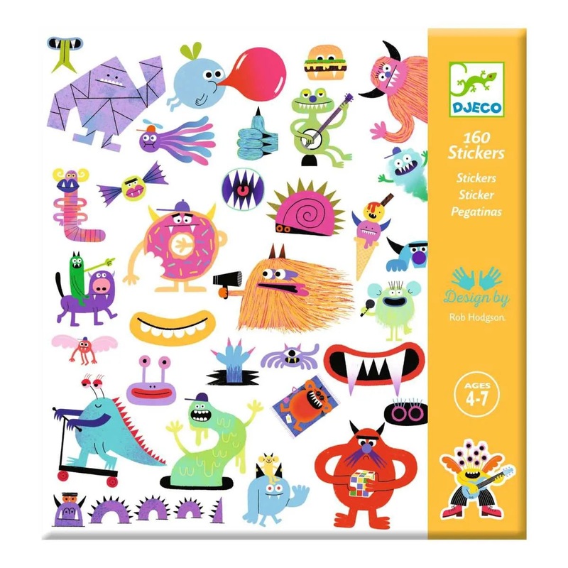 Djeco Stickers – Monsters