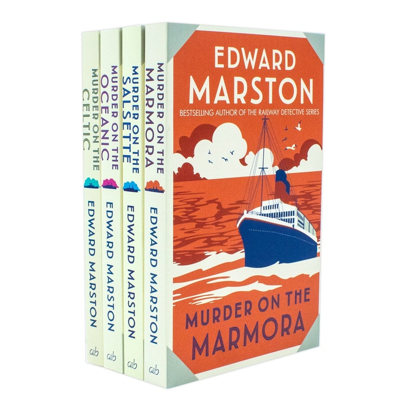 Edward Marston 4 Book Collection – Murder on the Oceanic, Celtic, Marmora, Salsette (12+ years) for Mystery Lovers