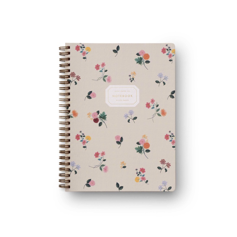 Rifle Paper Co. – Ditsy Dahlia Spiral Notebook