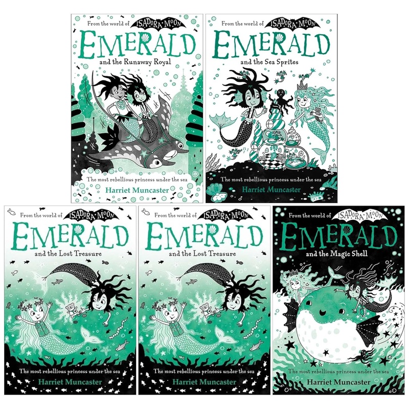 Emerald Series Books 15 by Harriet Muncaster | World of Isadora Moon Fantasy Adventure Set | Magic, Royals, Treasure & Fun Stories for Young Readers
