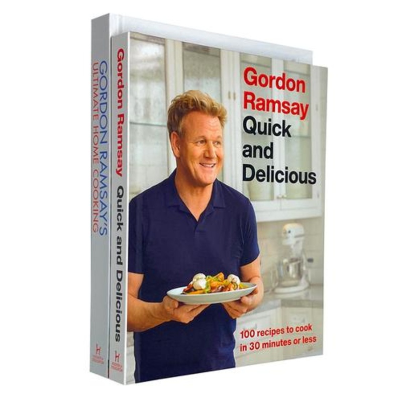 Gordon Ramsay Collection 2 Books Set – Ultimate Home Cooking, Quick and Delicious