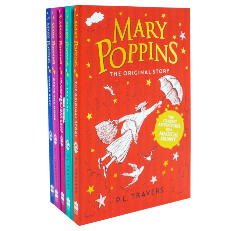 Mary Poppins The Complete Collection  5-Book Set by P.L. Travers | Classic Children’s Fantasy Series Filled with Magic, Adventure & Whimsical Fun