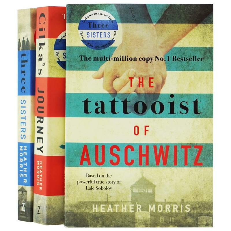 Heather Morris Tattooist of Auschwitz Collection 3 Books Set (The Tattooist of Auschwitz, Cilka’s Journey and Three Sisters)