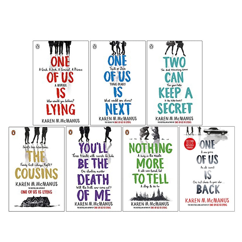 Karen M McManus Collection 7 Books Set (You’ll Be the Death of Me, The Cousins, Two can keep a secret, One Of Us Is Lying, One Of Us Is Next, Nothing More to Tell, One of us is Back)