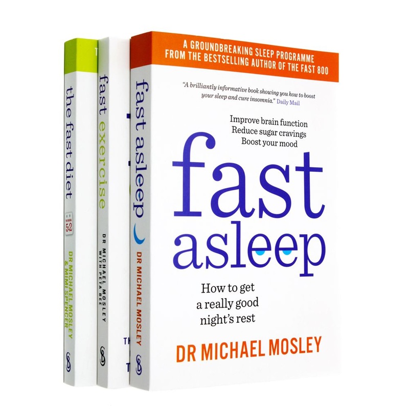 Michael Mosley 3 Books Collection Set (Fast Exercise, The Fast Diet, Fast Asleep)