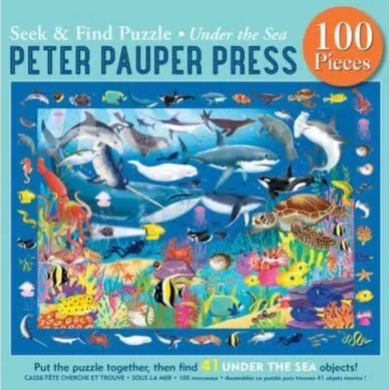 Seek and Find Puzzle Under the Sea