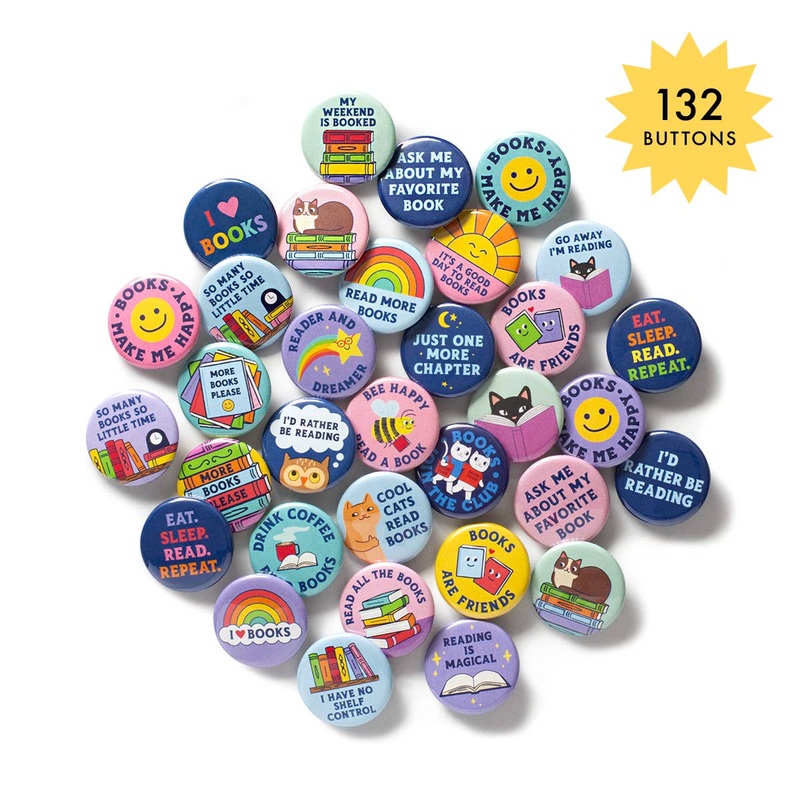 Seltzer Goods – Rainbow Books Button Assortment
