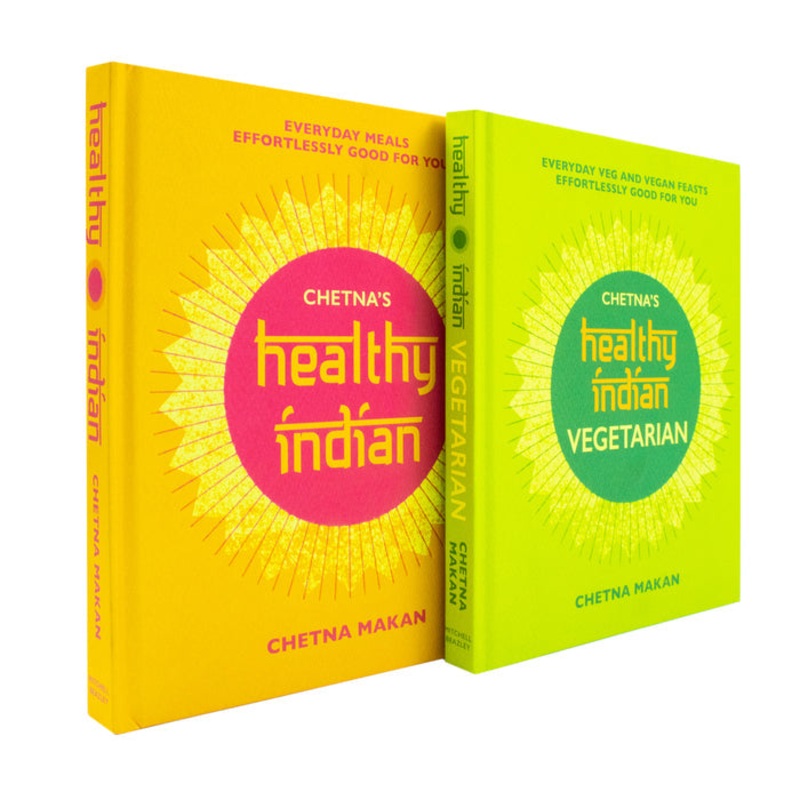 Chetna’s Healthy Indian and Healthy Indian Vegetarian By Chetna Makan 2 Books Collection Set