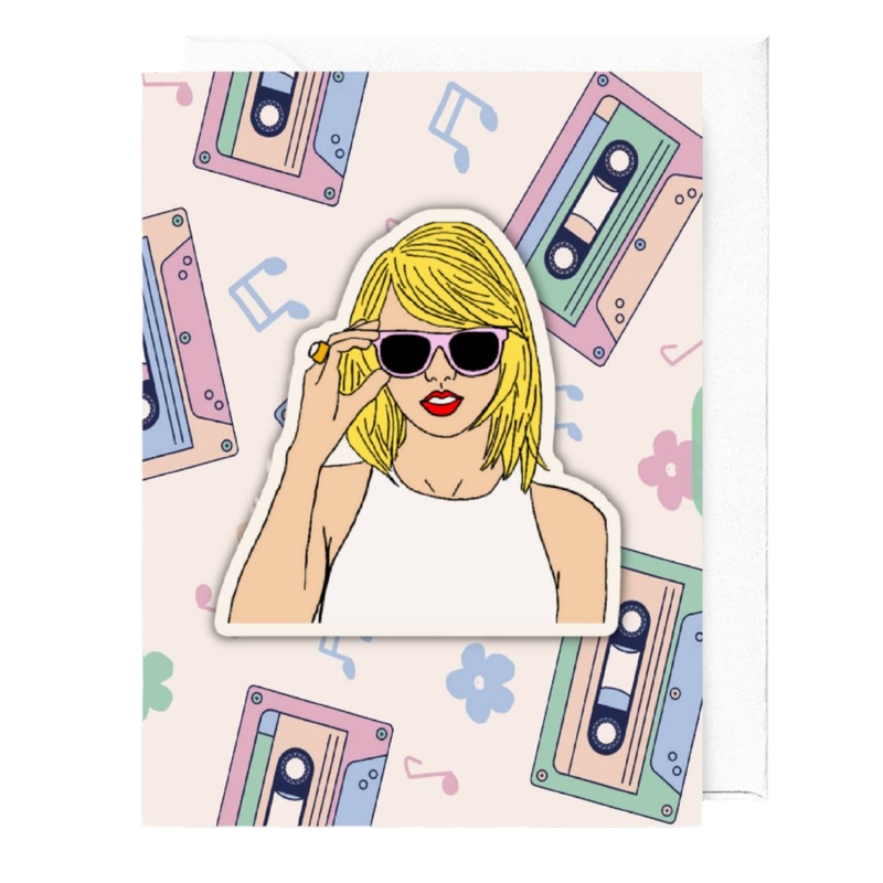 Greeting Card – Taylor Swift Sticker Card