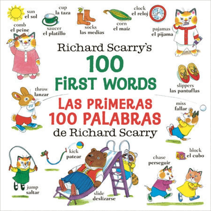 Richard Scarry’s 100 First Words, Bilingual Edition