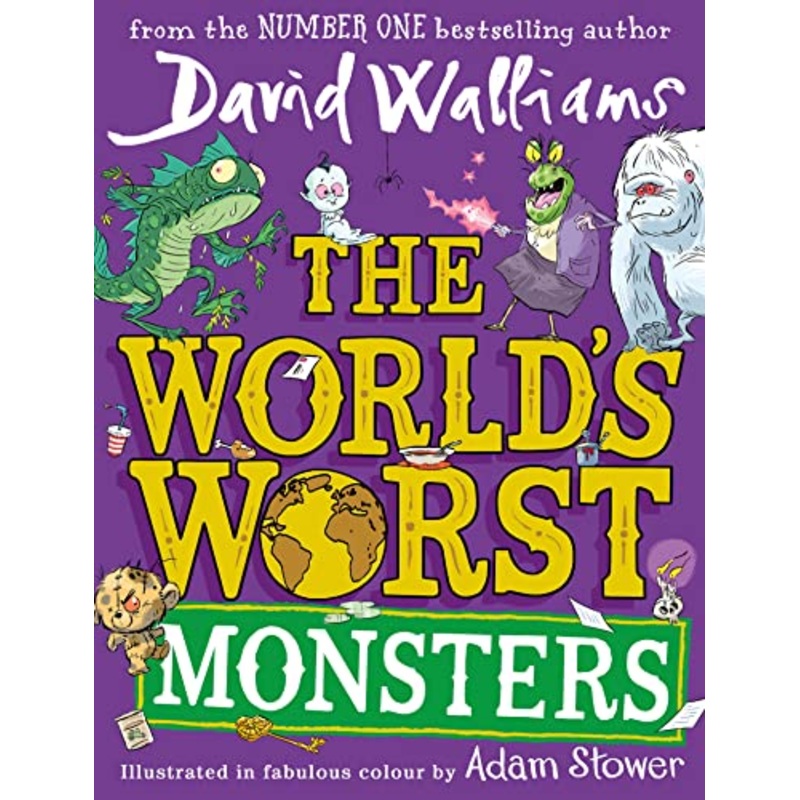 The Worlds Worst Monsters Illustrated Book by David Walliams