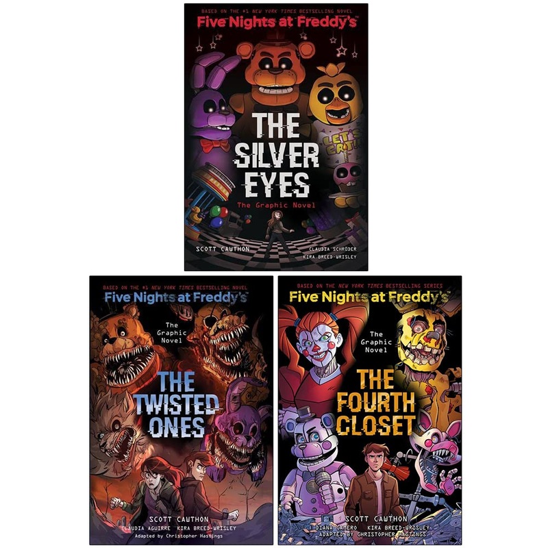 Five Nights at Freddy’s Graphic Novel 3-Book Collection by Scott Cawthon  Thrilling Horror Series with Suspense, Adventure & Stunning Illustrations
