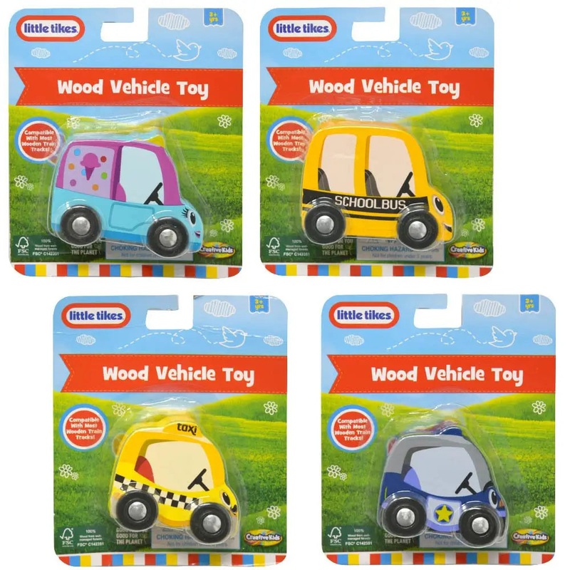 Little Tikes Assorted Wooden Vehicles Taxi