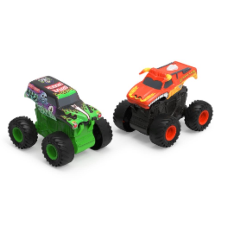 Monster Jam 2-Pack Grave Digger & El Toro Loca Trucks