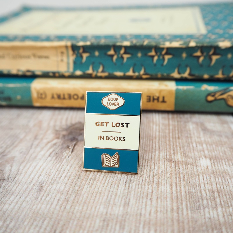 LiteraryEmporium – ‘Get Lost In Books’ Book Lover Enamel Pin Badge