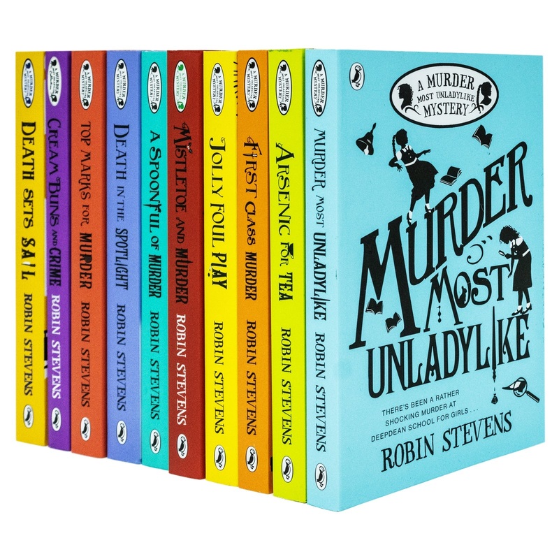 A Murder Most Unladylike Mystery Series 10 Books Collection Set by Robin Stevens | Children’s Detective Fiction, Fun School Adventures, Sleuths, Humor