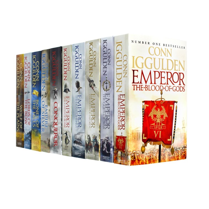 Conn Iggulden Emperor & Conqueror Series  10 Book Collection Set | Epic Historical Fiction, Action-Packed Battle Tales & Ancient Adventure Stories