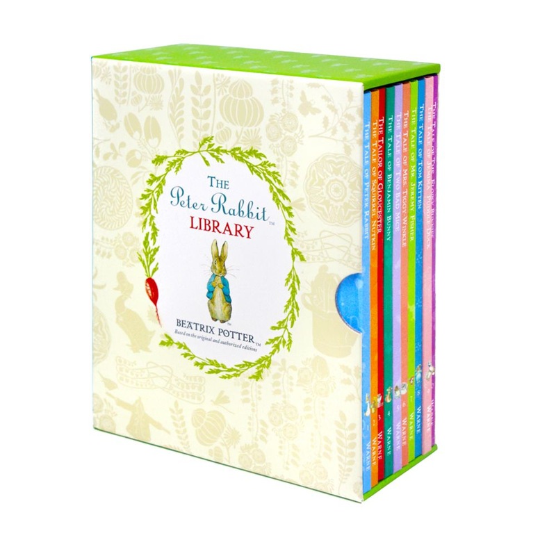 Peter Rabbit 10-Book Box Set by Beatrix Potter  Classic children’s books, illustrated bunny tales, bedtime stories, perfect gift for ages 06