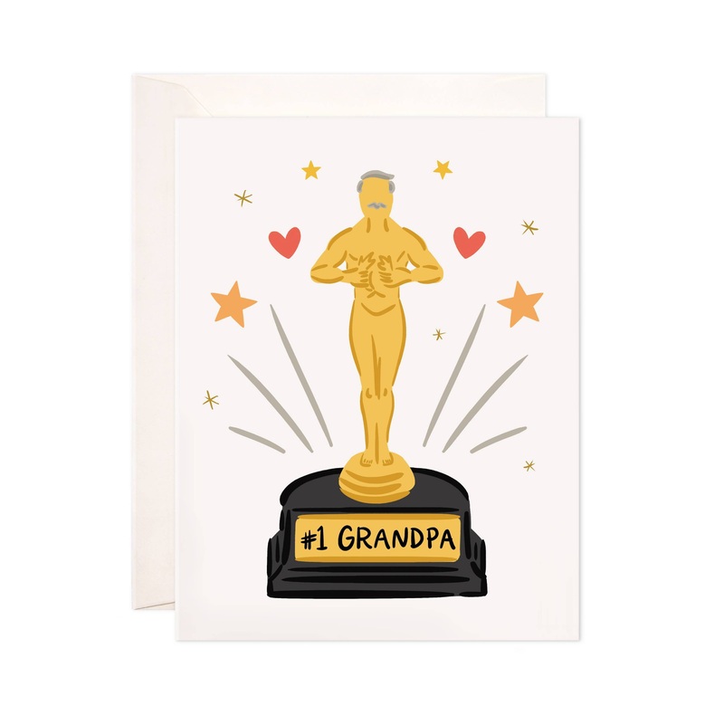 Grandpa Trophy Greeting Card – Father’s Day Card