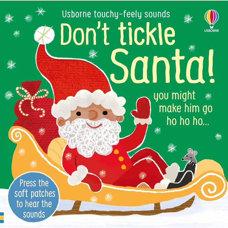 Usborne Don’t Tickle Santa Touchy Feely SoundBook by Sam Taplin