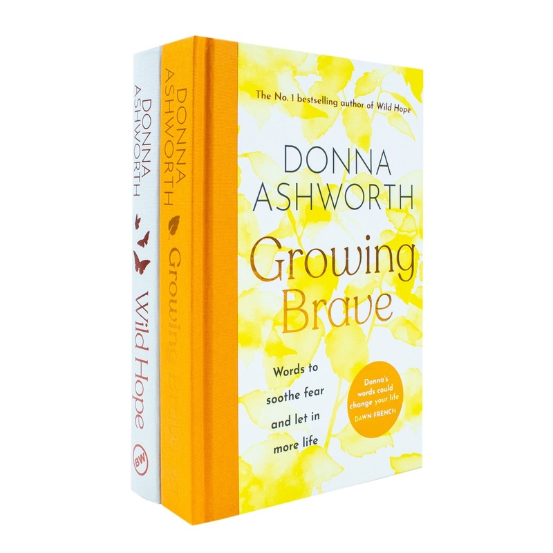 Donna Ashworth Collection  2 Book Set (Wild Hope & Growing Brave) | Inspirational, Motivational, Self-Help, Quotes, Positivity, Growth & Bravery