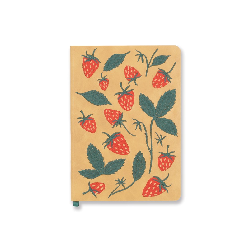 Elana’s Berries Embroidered Journal Notebook