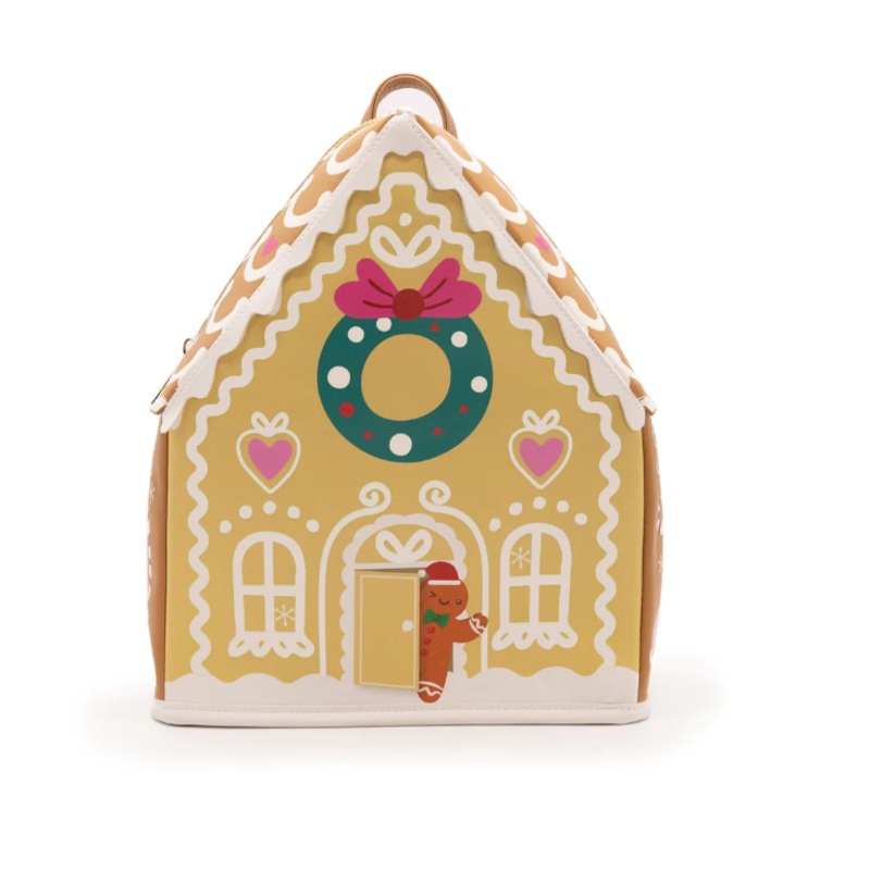Glow-in-the-Dark Gingerbread House Backpack