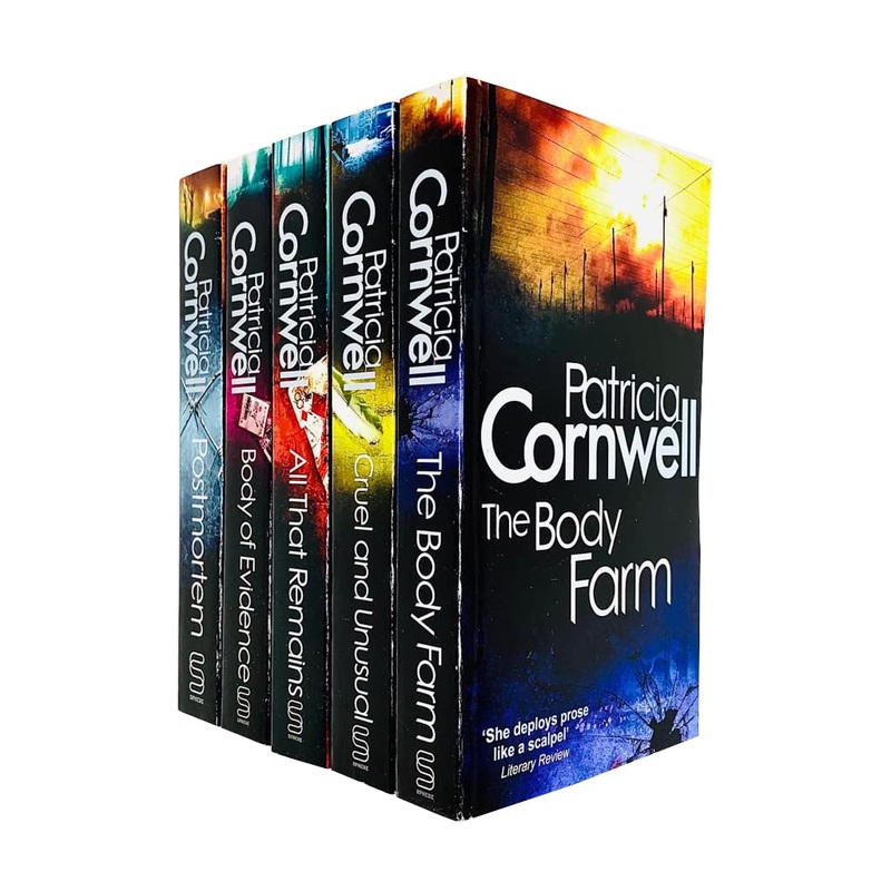 Kay Scarpetta Series 1-5 Collection 5 Books Set By Patricia Cornwell (Postmortem, Body Of Evidence, All That Remains, Cruel and Unusual, The Body Farm)