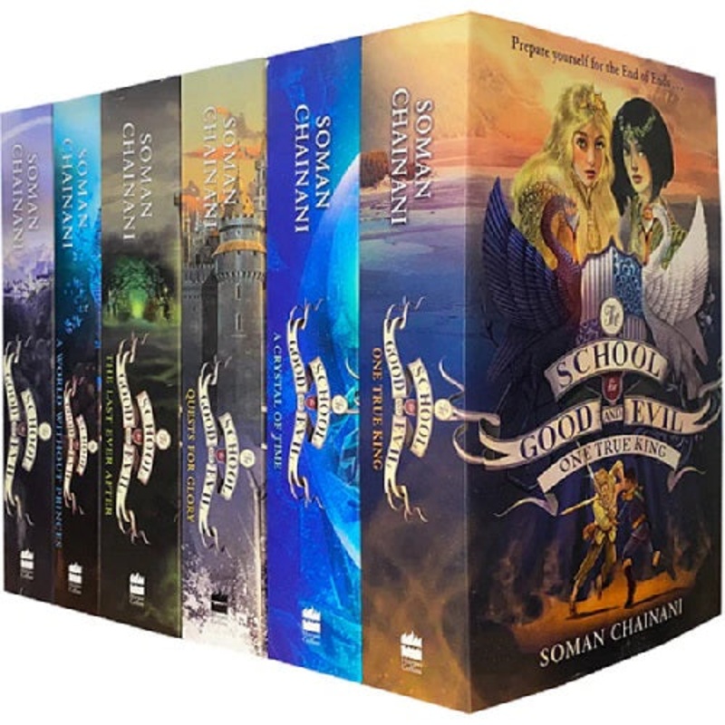 The School for Good and Evil Series (Books 1-6) by Soman Chainani  Fantasy Adventure, Magic, Friendship, Heroes & Villains | Now a Major Netflix Film