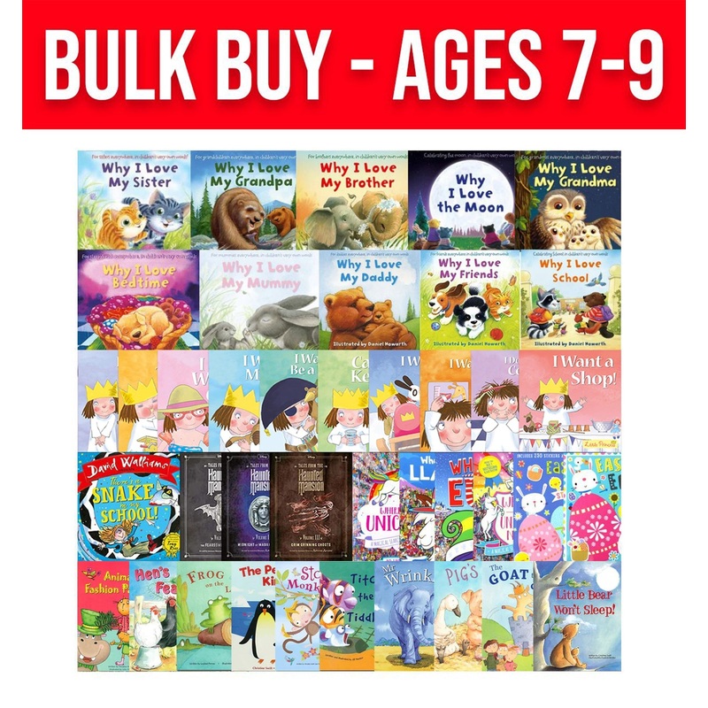 Bulk Buy New Children Fiction 40 Books Collection Set Reading Educational