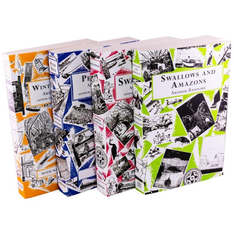 Arthur Ransome’s Swallows And Amazons Collection 4 Books Set Winter Holiday