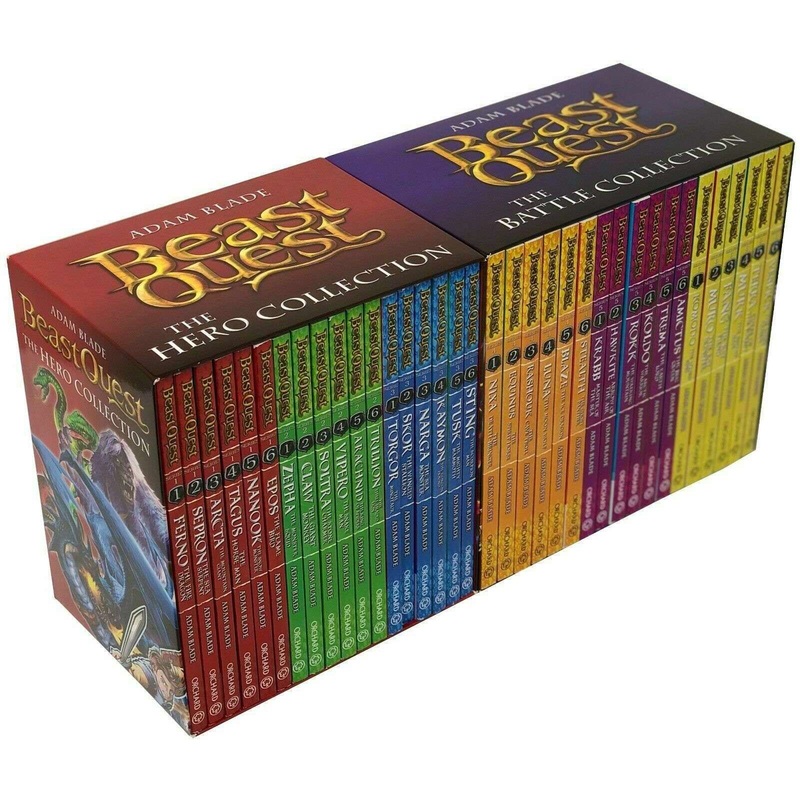 Beast Quest The Hero & The Battle Collection 36 Books Set (Series 1 – 6)