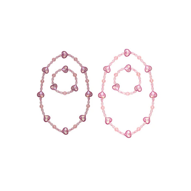 Cotton Candy Necklace & Bracelet Set