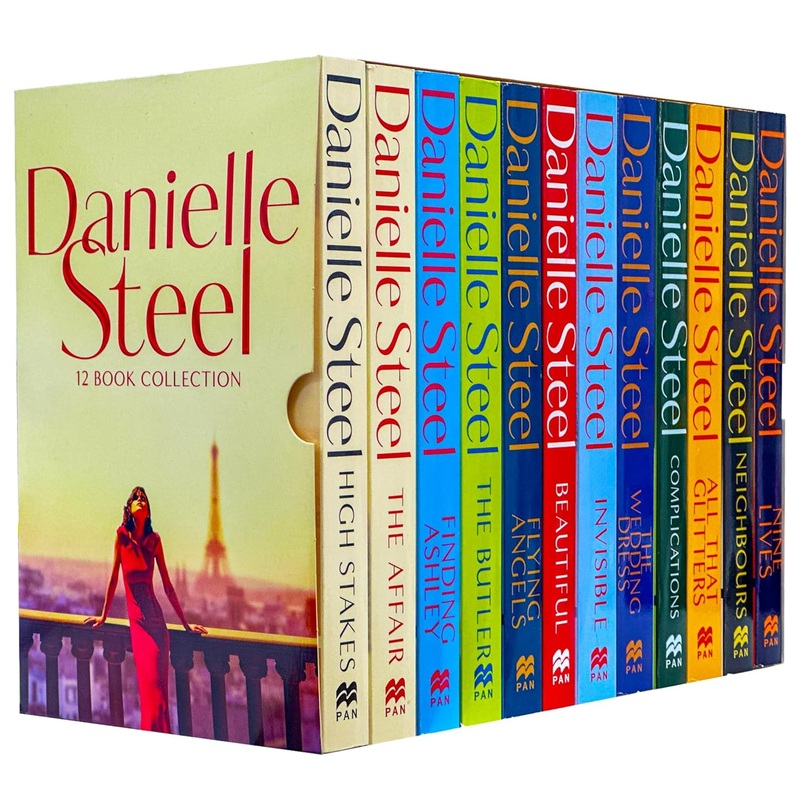Danielle Steel 12-Book Box Set Collection  Featuring The Wedding Dress, All That Glitters, The Butler & More  Bestselling Romance & Fiction Novel