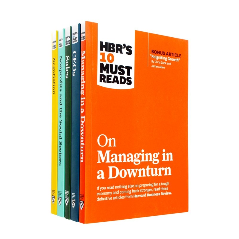 HBR’s 10 Must Reads Collection 5 Books Set, CEOs, Negotiation