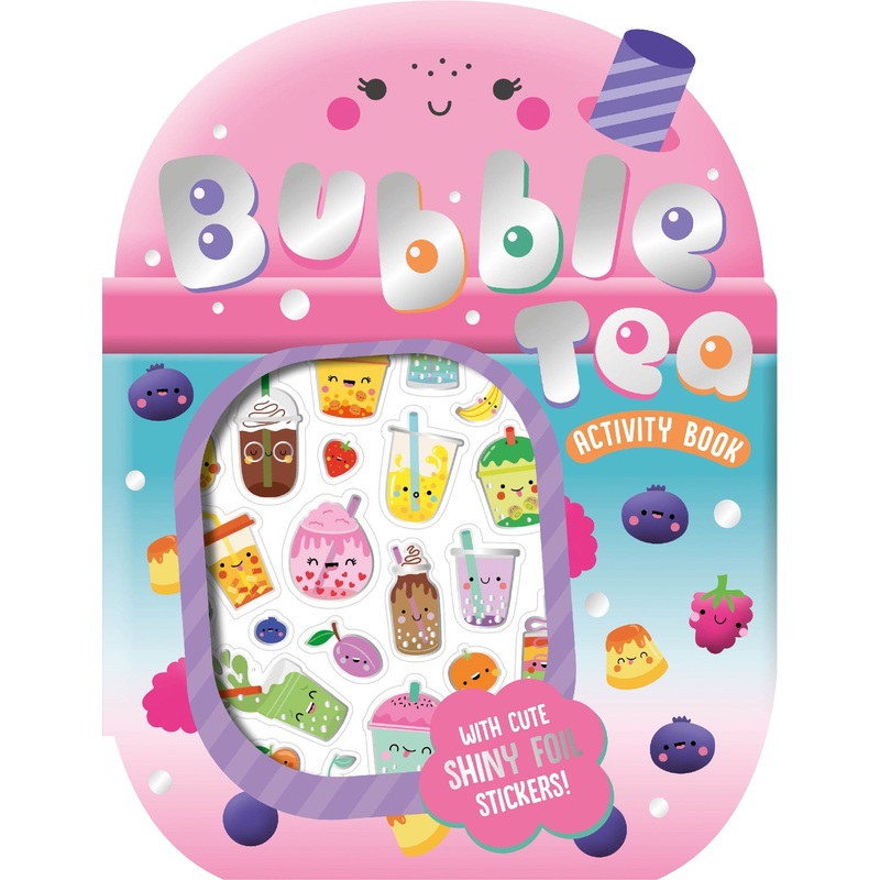 Bubble Tea Activity Book (with Cute Shiny Foil Stickers!)
