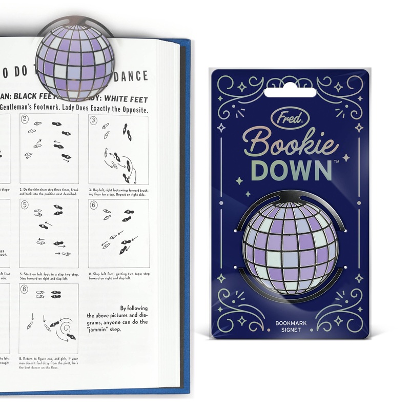 Fred & Friends – BOOKIE DOWN – Disco Ball Bookmark