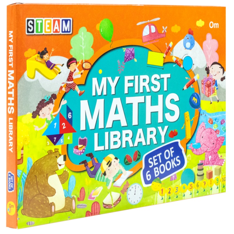 My First Maths Library Set of 6 Books Collection Set Level 1- 3