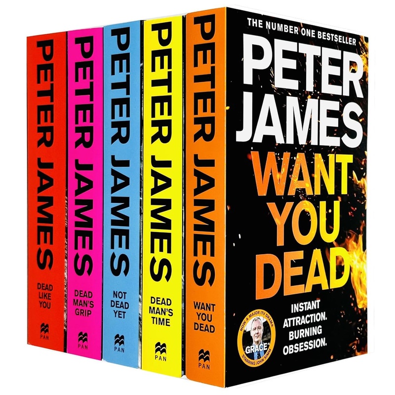 Roy Grace Series Books 6-10 Collection Set by Peter James (Set 2) (Dead Like You, Dead Man’s Grip, Not Dead Yet, Dead Man’s Time & Want You Dead)